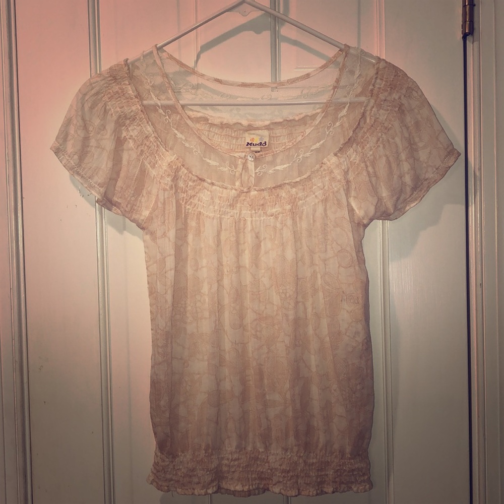 NWT sheer top